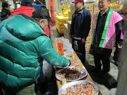 試食の様子