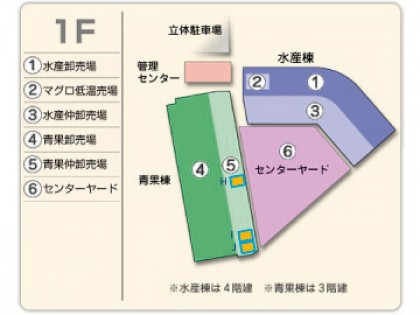 1Fの見取図