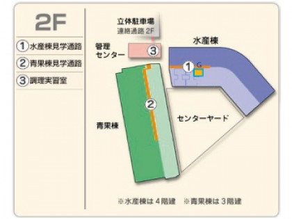 2Fの見取図