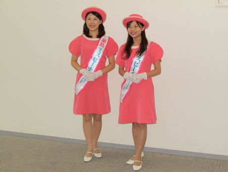 市場トピックス Blog Archive 福島県ミスピーチが もも のprに来場