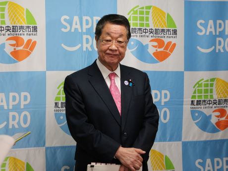 会見時の?川農林水産大臣